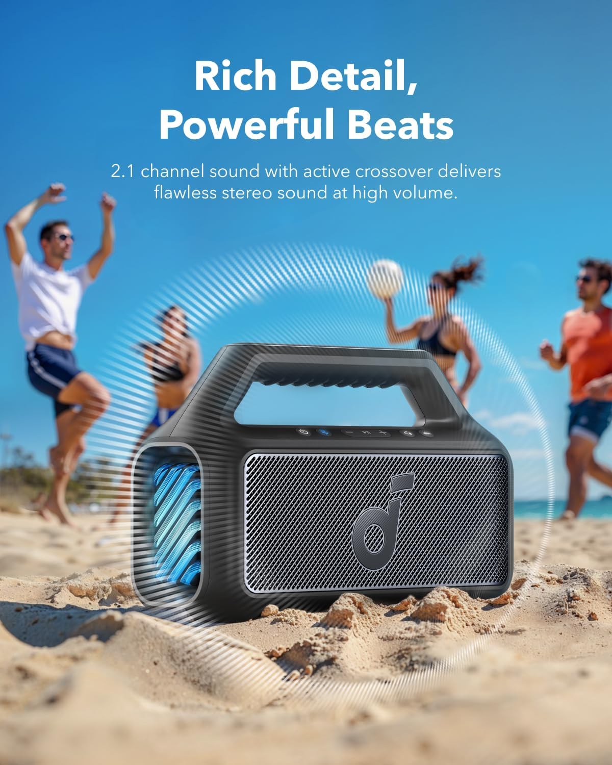soundcore Boom 2 | Portable Bluetooth Outdoor Speaker